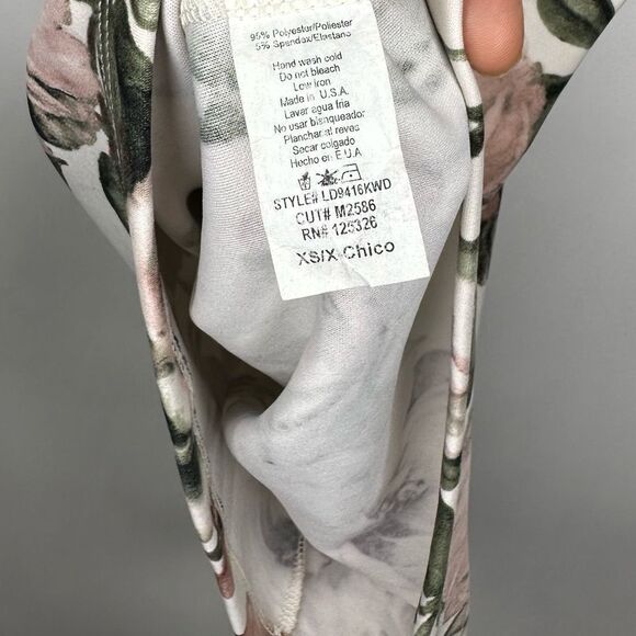 Windsor Floral Mini Dress - Pink and Green - Picture 12 of 12